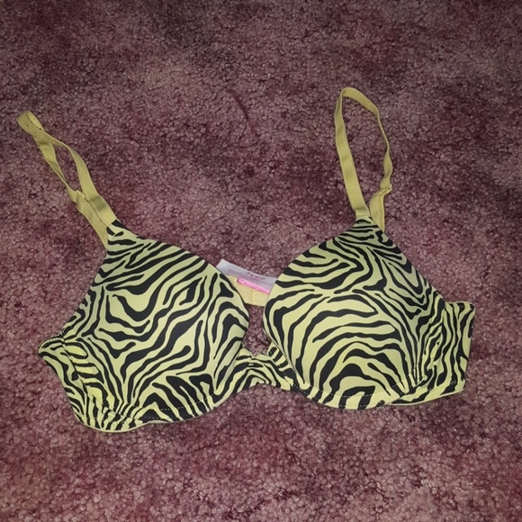 PINK Victoria's Secret Other - VICTORIA'S SECRET PINK PUSH UP ZEBRA PRINT BRA